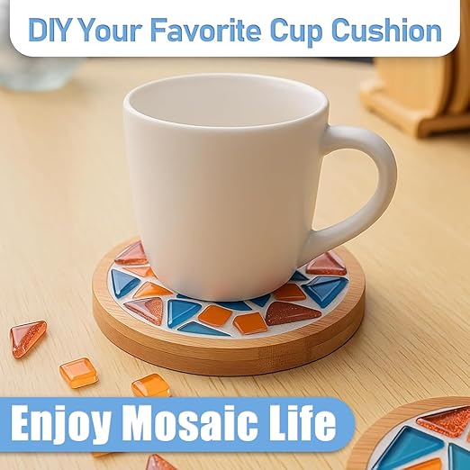 Mosaic Crystal Grout, Mosaics Tile Tools, Mosaic Tile Accessories – Essential for Handmade Grouting and Perfect for DIY Craft Projects (Translucent, 8.8oz)