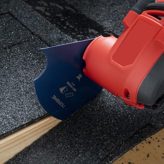 Norske Tools NOTP233 Multi-Material Oscillating Multi Tool Accessory Blade for Ashphalt Shingles, Thin PVC Floors, Carpet & Padding, Roofing Fabric and Foam Insulation