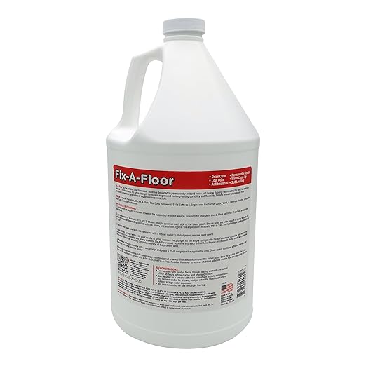 The Original Fix-A-Floor Loose Tile Repair Adhesive - Tile, Porcelain, Ceramic, Marble, Stone & Wood Floor Repair Adhesive - 1 Gallon Jug