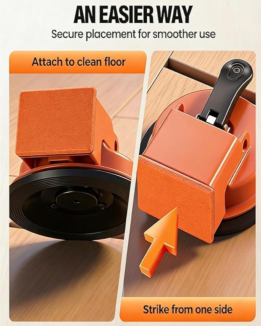 Floor Gap Fixer Tool, Laminate Flooring Tools, Plank Grabber Floor Fix, Heavy Duty Suction Cup Gap Repair Tool Vinyl Lvp Hardwood Repair Kit Professional Setter & Countertop Leveling(with Hammer)