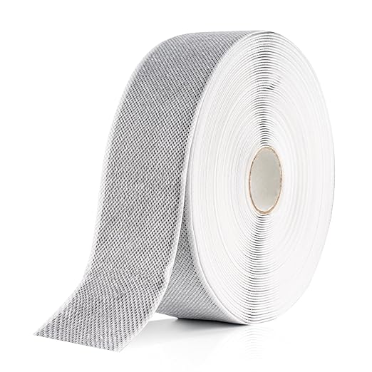 LLPT Butyl Sealing Tape 2" x 50 Ft Nonwoven Fabric Cover 1 Pack | Vapor Permeable, Waterproof Sealing, Non-hardening, Weather Resistant for Wet Areas Bathroom Pool Roof Pipe Joint Repair