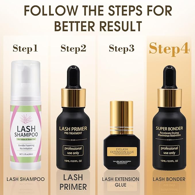 Waterproof Lash Bonder for Eyelash Extensions, Professional Lash Sealant Glue Accelerator, Reduces Glue Fumes and Enhances Retention, Adhesive Companion with Precision Dropper, 0.5fl. oz/15ml
