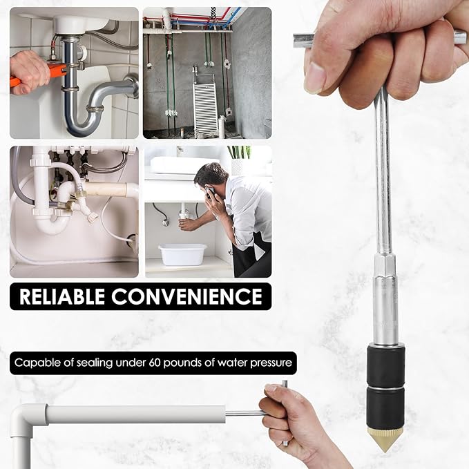 11Pcs Emergency Pipe Water Stopper, 1/2", 3/4", 1" Hot Melt Water Stop for Fast Water Line Pipe Leakage Repairs Kit for Professional Plumber for PPR 20/25/32