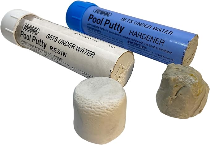 Atlas Pool Putty Epoxy Leak Sealer Kit + Valuable Instructional Videos by Swimming Pool Leak Detector [ Solves #1 DIYer Complaint [ So You Get it Right The 1Time ]