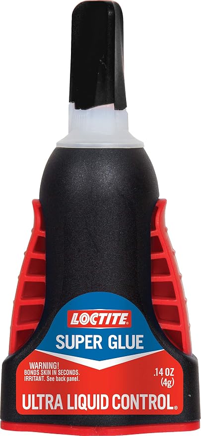Loctite Super Glue Control Gel & Ultra Liquid for Wood, Metal, Crafts, & Repair, Cyanoacrylate Adhesive Instant Glue, Quick Dry - .14 fl Oz Bottle, Pack of 4