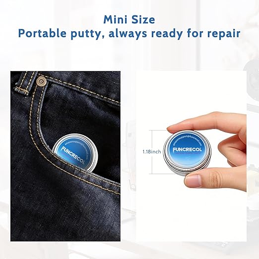 UV Putty 5g—365-405nm Fast Cure, Sand & Paint Ready, Opaque Multi-Surface Repair Filler for Crafts & 3D Prints