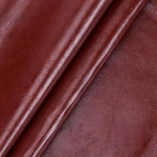 Leather Repair Patch Tape Kit,Self Adhesive Leather Repair Patch,Vinyl Repair Kit for Couches Boat Seats Furniture Cars Sofa Office Chair (Burgundy,19.69"×54.33")