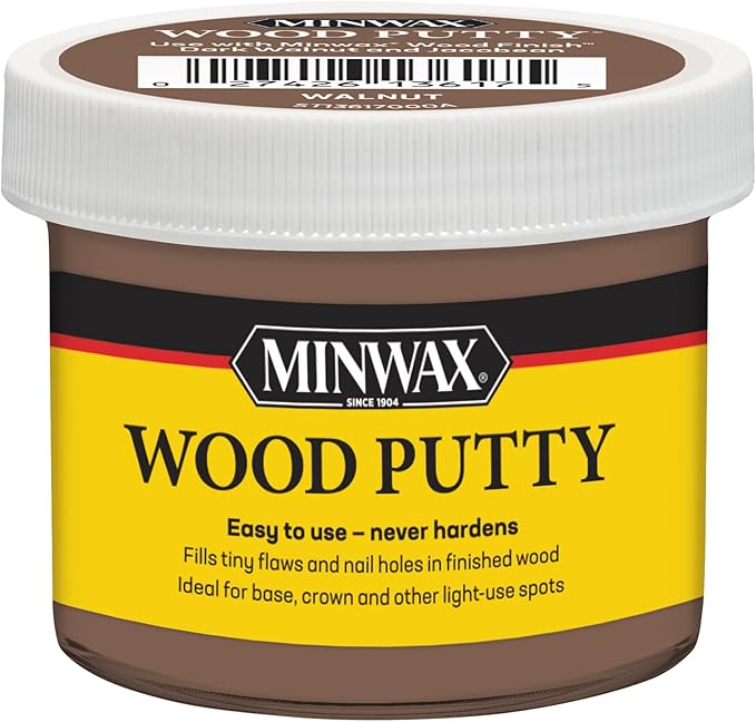 Minwax Wood Putty, Walnut, 3.75 oz.