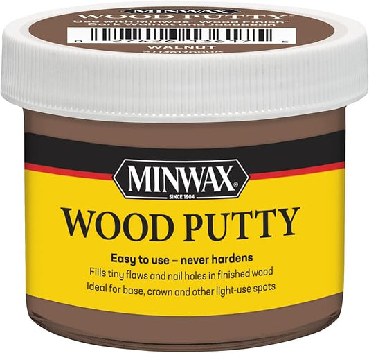 Minwax Wood Putty, Walnut, 3.75 oz.