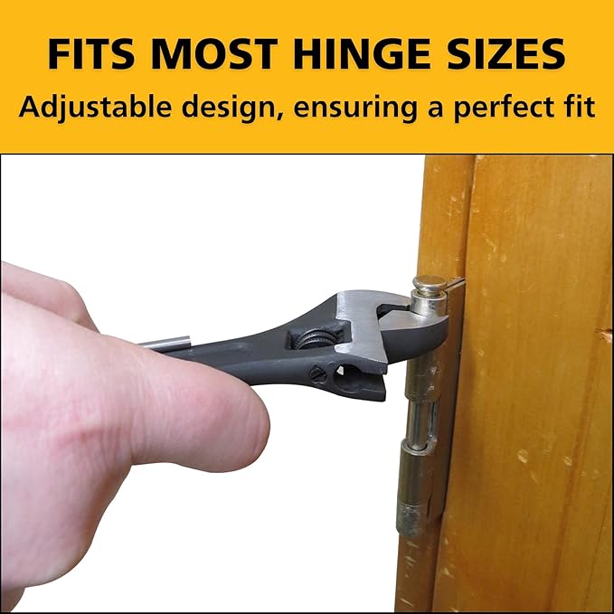 FastCap Knuckle Bender with Built-in Hinge Pin Remover - Adjustable Door Hinge Tool for Fast and Accurate Sagging Door Fixes
