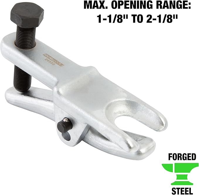 OEMTOOLS 37308 Ball Joint Separator, Adjustable 1 1/8 to 2 1/8 Inch Range, 3/4 Inch Forcing Bolt, Easy Puller Tool for Front Wheel Drive Vehicles