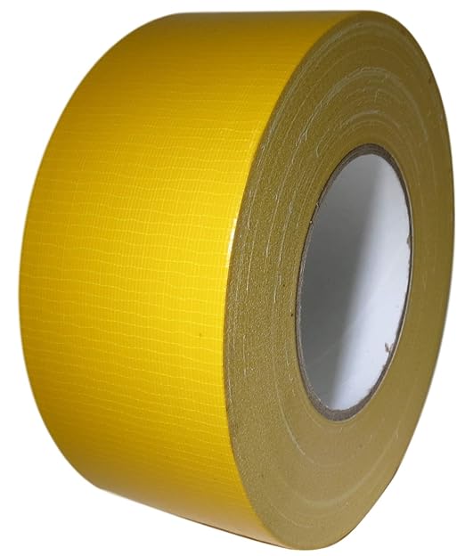 GGR Supplies T.R.U. CDT-36 Industrial Grade Duct Tape. Waterproof and UV Resistant. Multiple Colors Available. 60 Yards. (Schoolbus Yellow (Ochre), 1.5 in.)