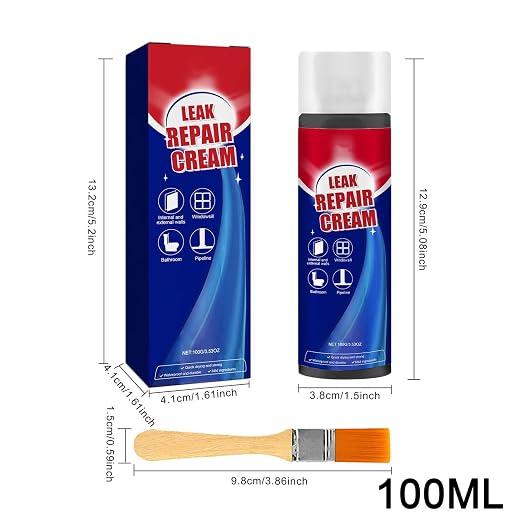 Liquid Sealer – Roof Coating, Waterproof Agent | Liquid Gap Filler for Tile Gutter Concrete Bathroom Wall Leak Protection Outdoor Floor Crack Repair Long-Lasting Seal Exterior Interior Fix
