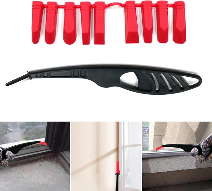 9 In 1 Caulking Tool Caulk Removers Tool& Grout Removal Tool Caulk Removers Glass Glues Scrapers Finishings Tool
