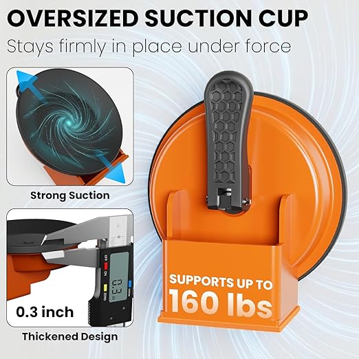 Floor Gap Fixer Tool, Enhanced Suction Cup Repair Kit for Floating Vinyl Plank Fixing Wood Close Gaps, Heavy Duty Iron Grabber for Smooth Surface Tile Installation