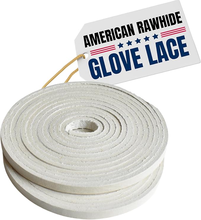 Covey Baseball Glove Lace Kit - 72-Inch Laces for Repair and Relacing | Premium American Rawhide Leather 3/16" Width - Universal Fit for Softball and All Mitt Brands