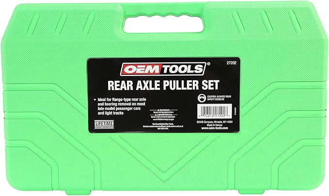 OEMTOOLS 27202 Rear Axle Puller Set | Pull Rear Axle & Bearing for Axle Replacement & Repair | Slide-Hammer Powered for Extra Pull, Works When Other Tools Don’t | Includes Instructions & Carrying Case