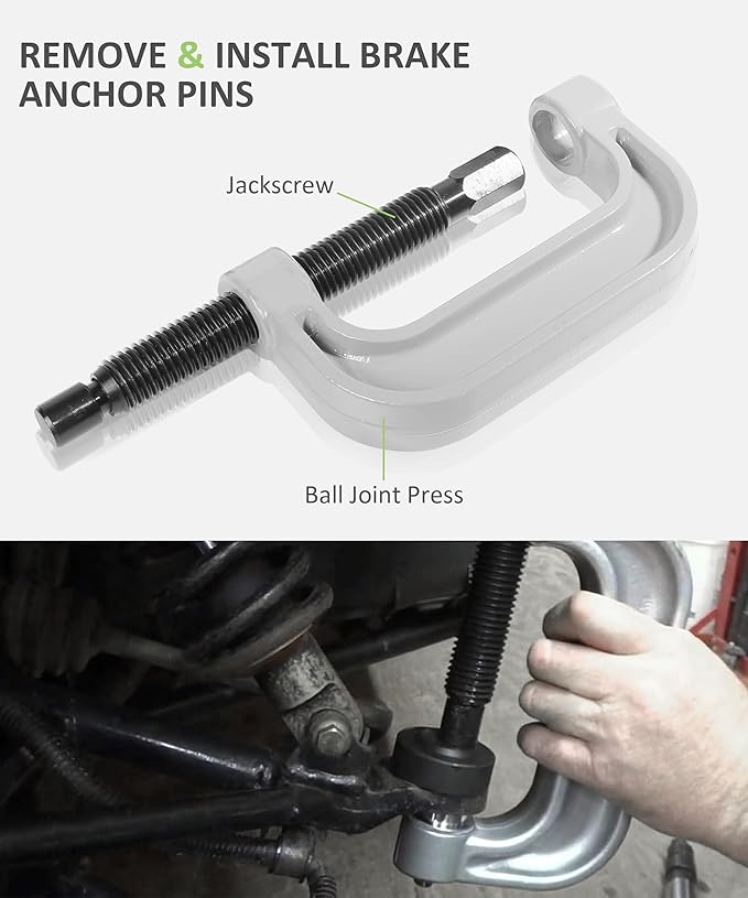 RACOONA Ball Joint Removal Tool Kit,Ball Joint Press,Car Accessories Ball Joint Separator Tool,Bushing Press Kit with 4x4 Adapters,U Joint Press and Removal Tool for Most 2WD/4WD Cars and Light Trucks