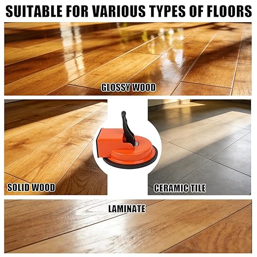 Heavy Duty Laminate Floor Suction Cup Repair Tool, for Laminate, Wood, Tile, Vinyl Floor Gap Repair Tool Close Unsightly Seams Designed for DIY Enthusiasts (1)