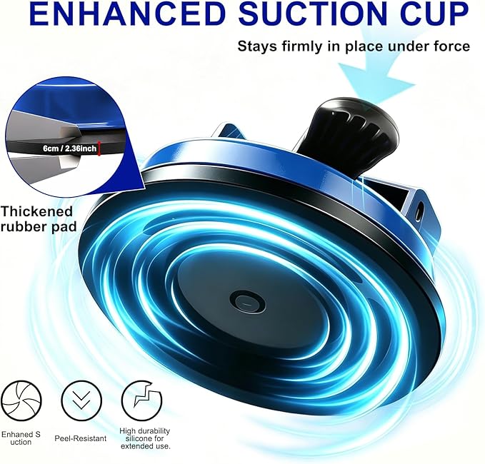 Floor Gap Repair Tool-Heavy Duty Iron Plank Grabber with Enhanced Suction Cup, Quick Lock Puller for Laminate for Floating Laminate & Vinyl Plank Flooring Repair, with 6 Sticky Pads & Cleaning Blade