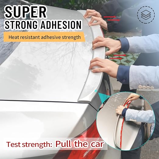 PHIXBEAR 3 Pack Super Strong Adhesion - Heavy Duty Double Sided Tape, Waterproof Multipurpose Mounting Tape for Indoor & Outdoor Use, Automotive Wall Foam Adhesive (0.4in×45ft)