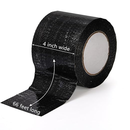 ZEAYEA RV Underbelly Tape, RV Underbelly Material Thick Tape, Mobile Home Camper Trailer Adhesive Mend Belly Tapes for Bottom Repair Patch Underbelly Holes, 4 Inch x 66 Feet (Pack of 2)