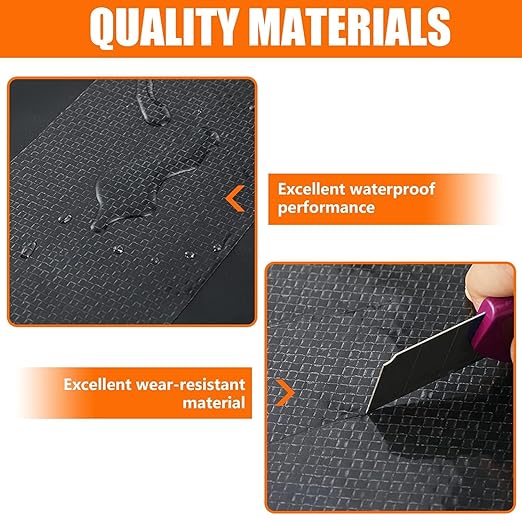 RV Underbelly Tape 6" x 50Ft, Permanent Waterproof Adhesive Repair Tape for Mobile Home Camper Travel Trailer, Wear-Resistant Fabric for Tears Holes Cuts – Strong Sealing for Motorhome & RV