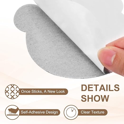 PATIKIL Leather Repair Patch, 2 Pcs 4 x 3.5 Inch Self-Adhesive Vinyl Patch Furniture Tape Repair Kit for Sofas Couches Stools Chairs Cabinets Bags, Black