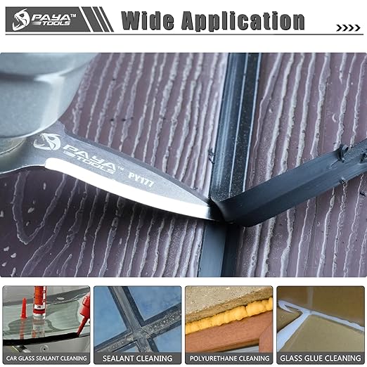 Oscillating Multi Tool Windshield Blades Car Windshield Removal Tool for Removing Caulk, Sealants and Auto Glass Glue Window Seal (3-Pack)