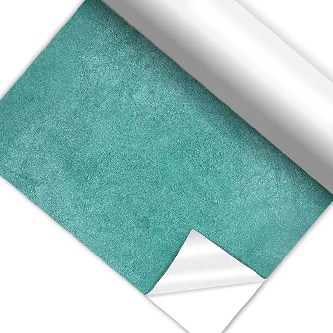8x47 Inch Leather Repair Tape,Self Adhesive Leather Patches for Furniture,Vinyl Repair Kit for Couches,Bed,Car Seats,Chair (Green)
