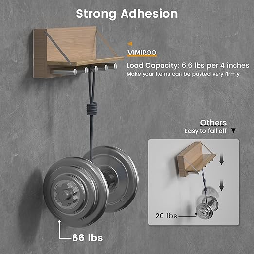 vimiroo 4 Pack Double Sided Tape Heavy Duty, Extra Large16.4FT Nano Double Sided MountingTape, Transparent Strong Removable Adhesive Picture Hanging Strips, Wall Tape Sticky Poster Carpet Decor