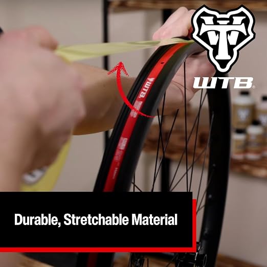 WTB Tubeless Bicycle Rim Tape (32mm x 11m) Easy Tubeless Setup & Airtight Seal, Compatible with All Tubeless Rims | bike-rim-tape