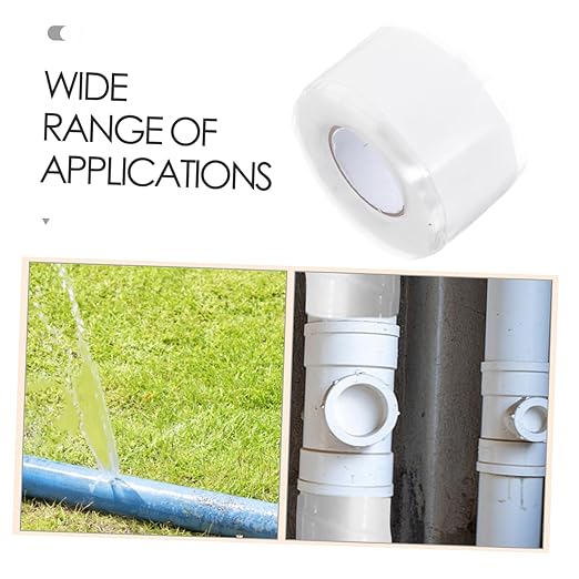 Unomor 1roll Leak Repair Tape Wide Pipe Tape for Plumbing Strong Adhesive for Emergency Repairs for Pipe