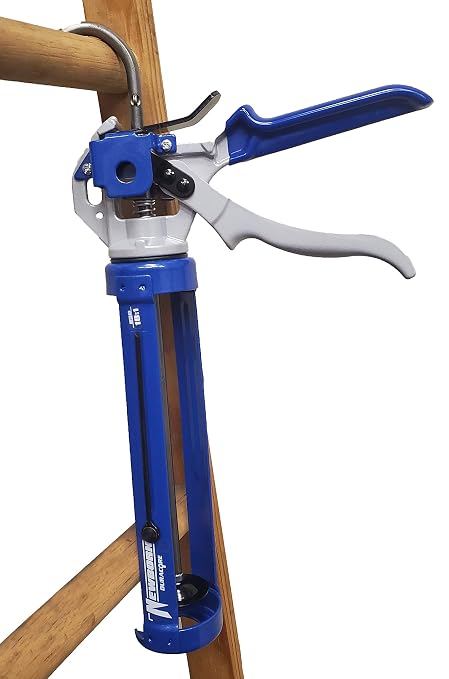 Newborn 250 Super Smooth Rod Revolving Frame Caulking Gun, 1/10-Gallon Cartridge Capacity, 18:1 Thrust Ratio (Pack of 6)
