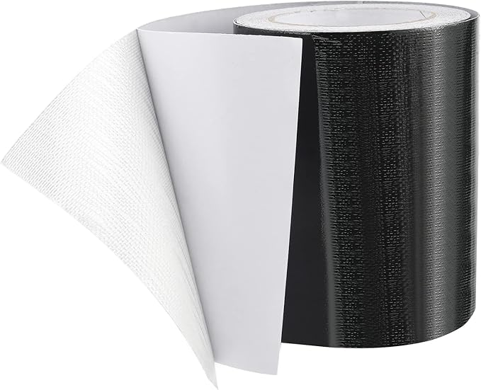 RealPlus 6" x 50' RV Underbelly Tape Waterproof Belly Tape with Permanent Sealing Adhesive for Camper Travel Trailer Mobile Home, Tear Repair Patch