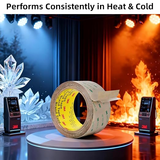 3M 300LSE Double Sided Tape 0.39" x 36 Ft, Clear Mounting Tape, 1 Pack | Heavy Duty Adhesive Tape for Scrapbook, Electronics, Laptop & Phone Repairs, Arts, Crafts, Leather Work, Card Making