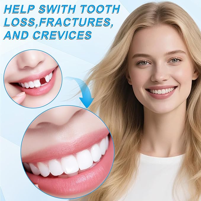 Tooth Repair Kit – 2PCS Temporary Tooth Filling, Moldable False Teeth Beads for Teeth Repair