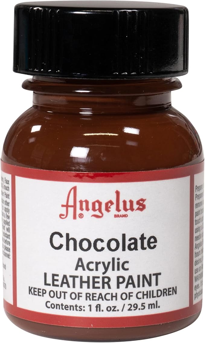 Angelus Acrylic Leather Paint, 1 Fl Oz (Pack of 1), Chocolate