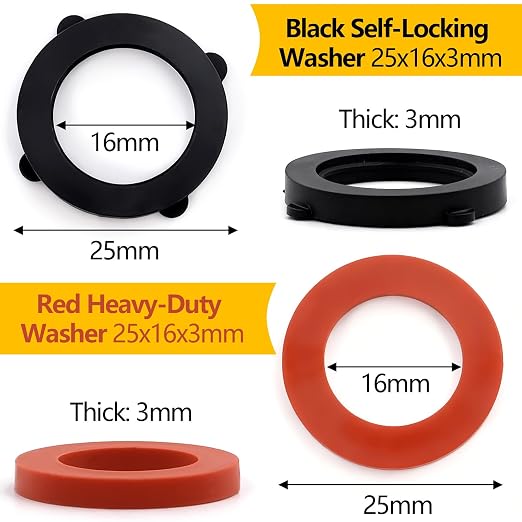 160 Pieces Hose Bib Washer & Faucet Washers Assorted Kit (14 Sizes) - Includes Hose Gaskets, Flat & Beveled Rubber Washers, Brass Bibb Screws for Outdoor Spigot, Garden Valve, Leak Plumbes