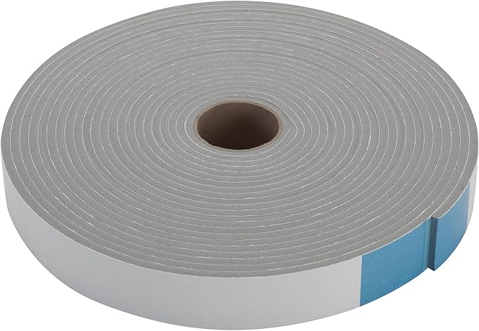 M-D Building Products 02352 30 ft. Gray Foam Tape Camper Seal for Camper Shells