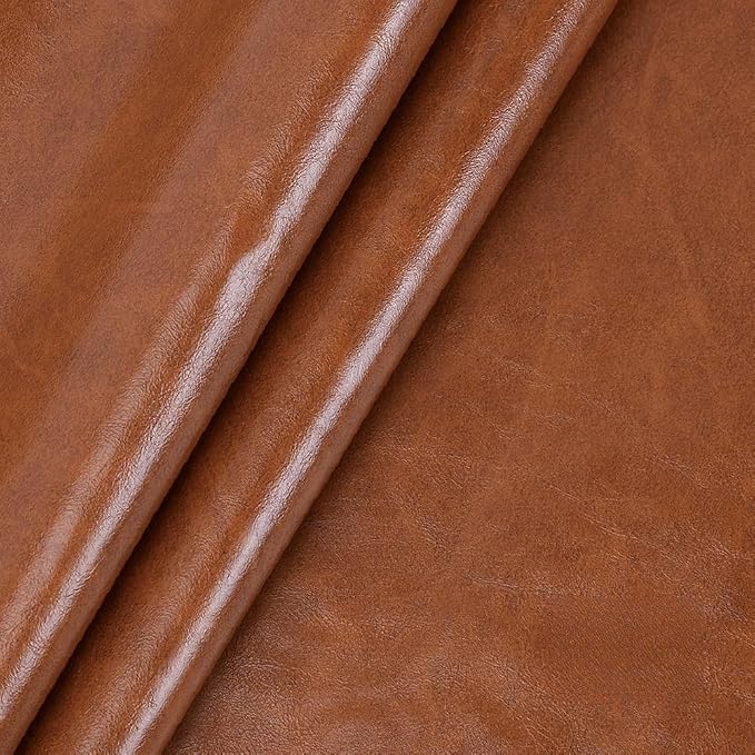 Leather Repair Patch Tape Kit,Self Adhesive Leather Repair Patch,Vinyl Repair Kit for Couches Boat Seats Furniture Cars Sofa Office Chair (Light Brown,7.87"×54.33")