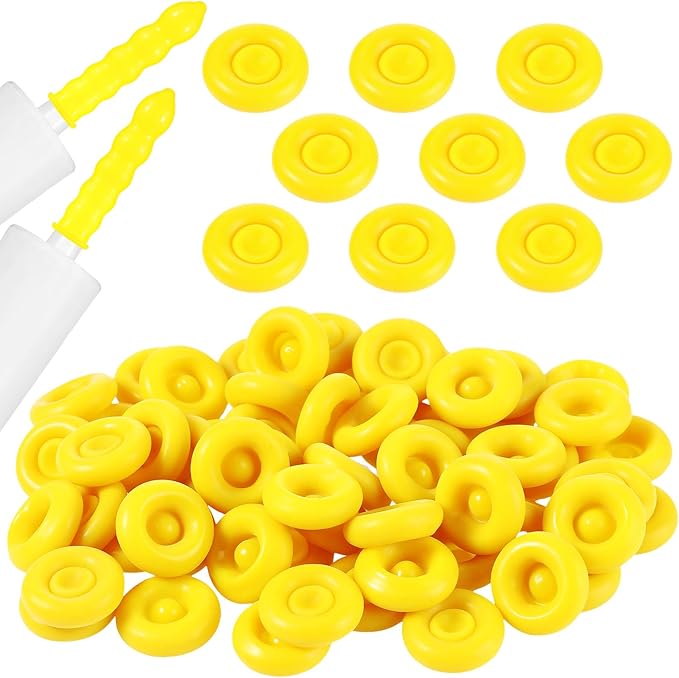 Zonon 35 Pcs Caulk Cap Caulk Saver Finishing Tool Tube Covers Tube Caps for Sealing and Preserving