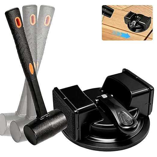 Floor Gap Fixer Tool,Heavy Duty Floor Gap Fixer Tool with Enhanced Suction Cup,Flooring Gap Repair Tool for Laminate, Vinyl, Wood & Tile Flooring,Laminate Plank Gap Repair Tool