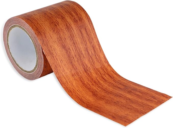 FindTape Artificial Wood & Leather Tape: 2-1/4 in. x 15 ft. (Dark Mahogany)