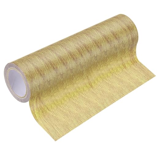 PATIKIL Wood Grain Tape 7.9" x 15 Ft, Self-Adhesive Wood Texture Repair Tape Realistic Wood Effect Contact Paper Patch for Furniture Cabinets Floor Walls Home Decoration, Brown Oak