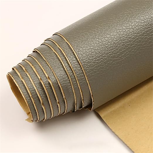 Large Leather Repair Patch for Couches 30 x 137 cm Leather Repair Tape Self,Repair Patch Self Adhesive Waterproof for Couches, Furniture, Kitchen Cabinets, Car Seats Dark Grey 2