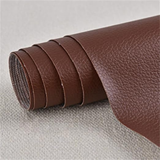 Large Leather Repair Patch for Couches 25 x 30 cm Leather Repair Tape Self,Repair Patch Self Adhesive Waterproof for Couches, Furniture, Kitchen Cabinets, Car Seats Light Brown 2