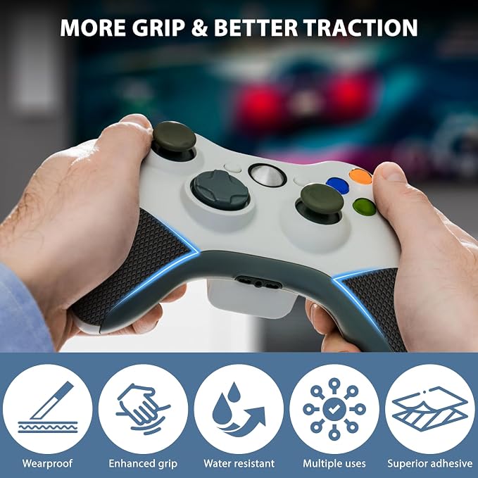 4 Inch x 26 FT Rubber Grip Tape, Black Ultra-Thin Strong Adhesive Anti-Slip for Handles, Home Use, Waterproof Wear-Resistant Heat Resistant Grip Tape, Comfortable in Hands