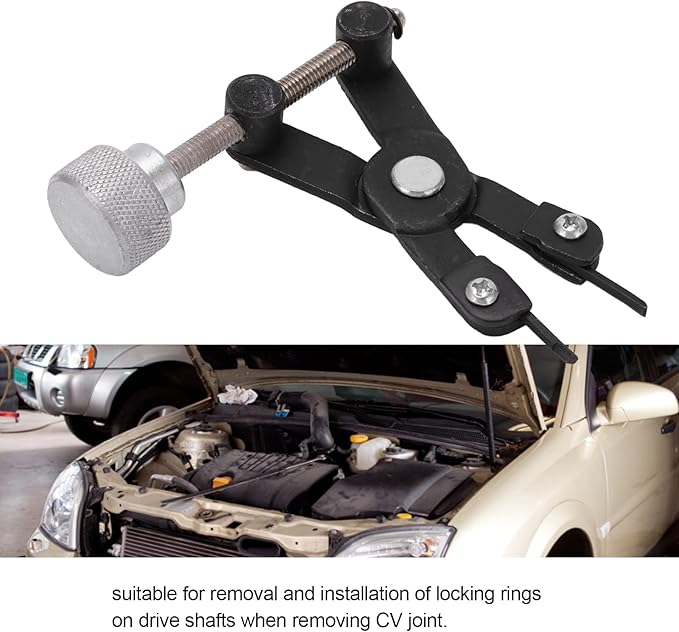 Brake Cylinder Retainer Remover Universal Metal Brake Retainer Spring Removal Tool High Strength CV Joint Locking Rings Pliers Tool for Car Repairing