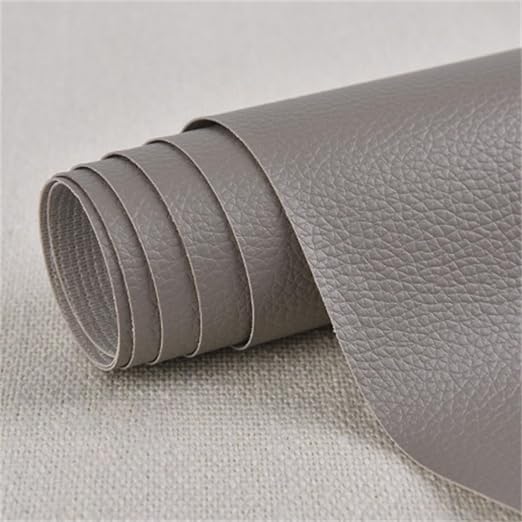 Large Leather Repair Patch for Couches 50 x 137 cm Leather Repair Tape Self,Repair Patch Self Adhesive Waterproof for Couches, Furniture, Kitchen Cabinets, Car Seats Gray 4